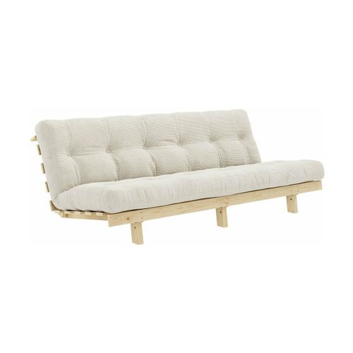 Canapé Convertible En Bois De Pin Et Matelas Ivoire 100x190cm Lean - Karup Design
