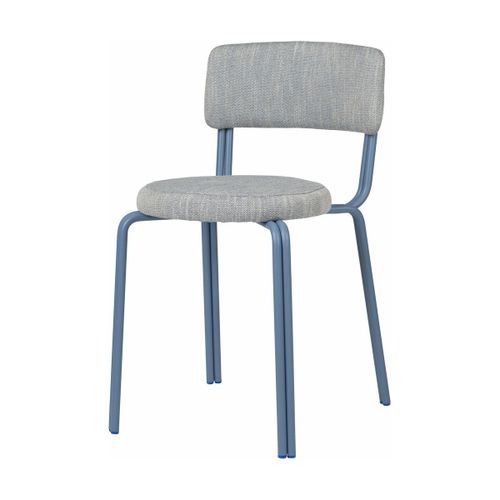 Chaise Rembourrée En Fer Bleue Oda - Broste Copenhagen