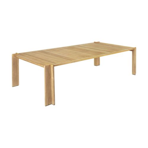Table À Manger Rectangulaire En Teck Naturel 281x105cm Atmosfera - Gubi