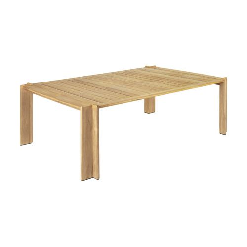 Table À Manger Rectangulaire En Teck Naturel 209x105cm Atmosfera - Gubi