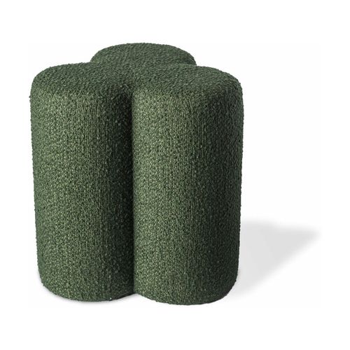Tabouret Trèfle En Tissu Vert Clover - Pols Potten