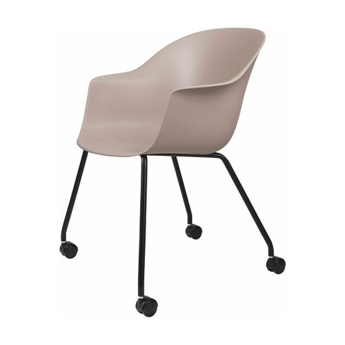 Chaise De Bureau 4 Pieds À Roulettes Bat - Gubi