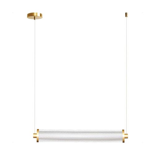 Suspension horizontale en verre diamant 83,5 cm Tiffany - Elements Lighting
