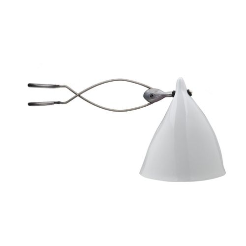 Lampe avec pince en porcelaine brillante 18 x 15,5 cm Cornette - Tsé & Tsé