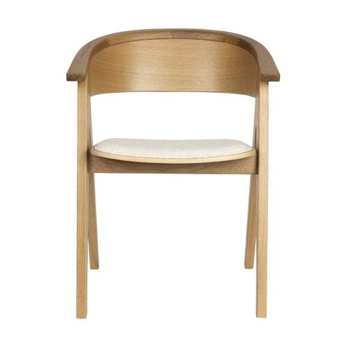 Chaise Avec Accoudoirs En Chêne Naturel 79cm Ndsm - Zuiver