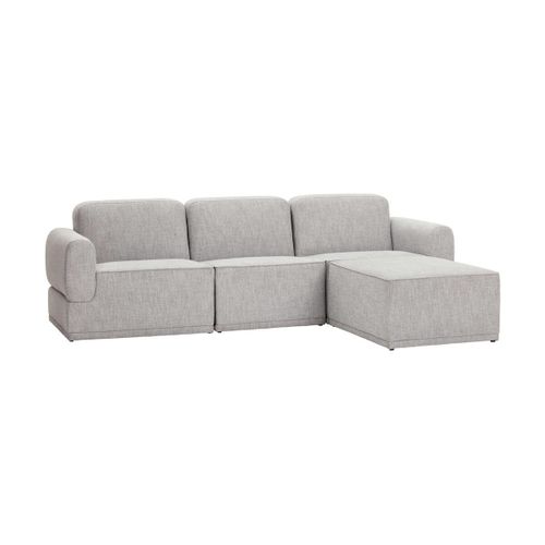 Canapé 3 Places Modulable Gris Clair - Hübsch