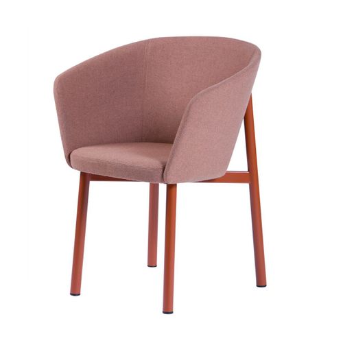 Fauteuil En Laine Rose Résidence - Kann Design