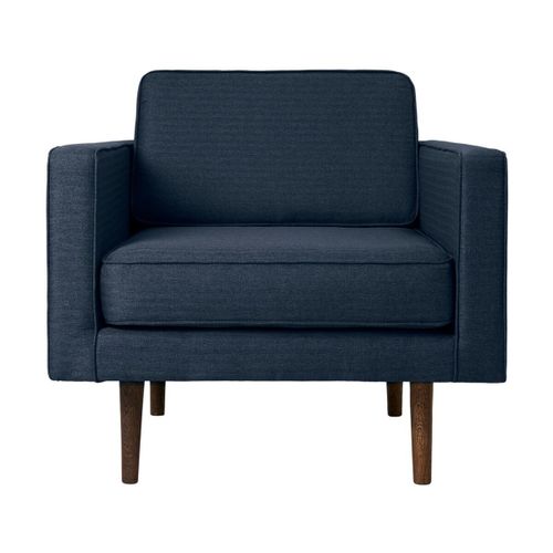 Fauteuil En Polyester Bleu Marine Wind - Broste Copenhagen