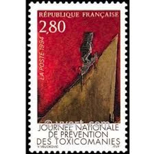 Journée Mondiale En Prévention Des Toxicomanies Année 1994 N° 2908 Yvert Et Tellier Luxe