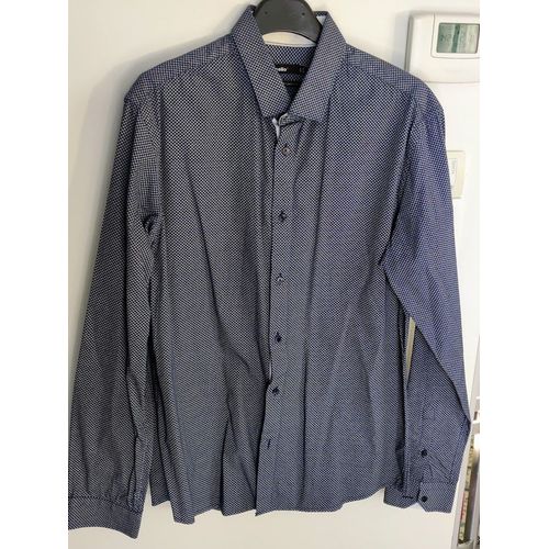 Chemise Bleue À Motifs Celio - T L