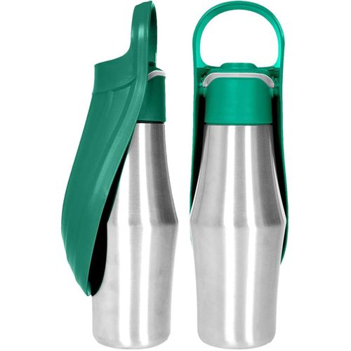 Reve Nouveau 750 Ml Gourde Pour Chien Promenade Gourde Chien Isotherme Bouteille D'Eau Pour Portable Acier Inoxydable 304 Bol D'Eau De Voyage Pour Et Chat