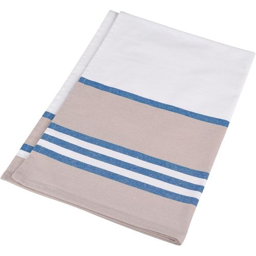 ERYI-- Torchon De Cuisine À Rayures Bleues ¿ 100% Coton, 50X70 Cm, Style Traditionnel, Boucle De Suspension ¿ Linge De Cuisine Absorbant Et Résistant