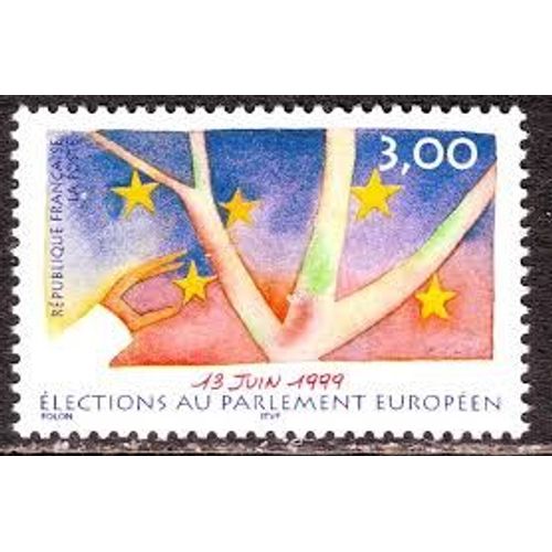 13 Juin 1999 : Élections Au Parlement Européen (Dessin De Folon) Année 1999 N° 3237 Yvert Et Tellier Luxe