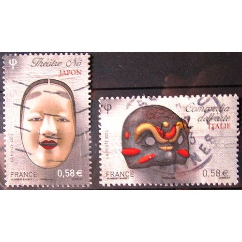 2013. F4806;F4807: Masques De Théâtre.