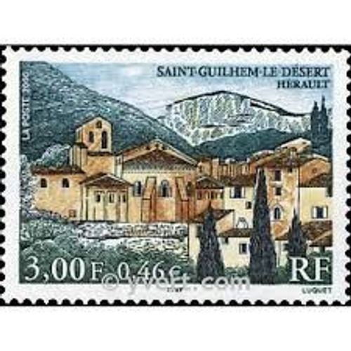 Saint-Guilhem-Le-Désert (Hérault) Année 2000 N° 3310 Yvert Et Tellier Luxe