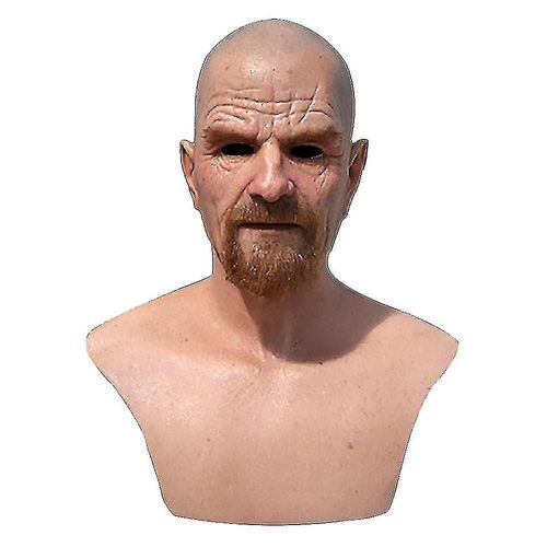 Masque En Latex Breaking Bad Professeur M. White Costume Réaliste Halloween Cosplay Props