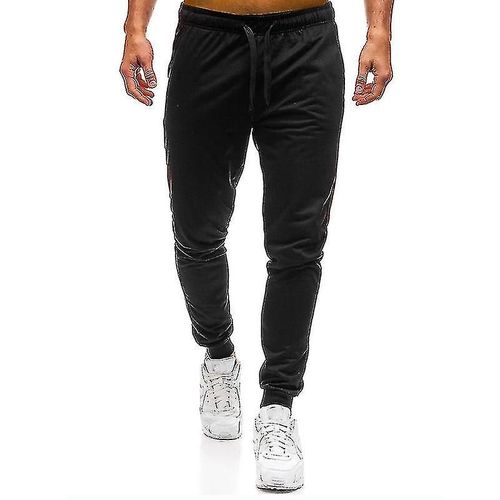 Pantalon De Survêtement Pour Hommes, Pantalon De Jogging, De Sport, Décontracté, 2xl, Noir