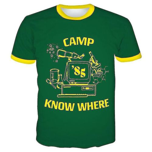 Stranger Things Saison 3 Dustin T-Shirt Basique À Manches Courtes Pour Homme