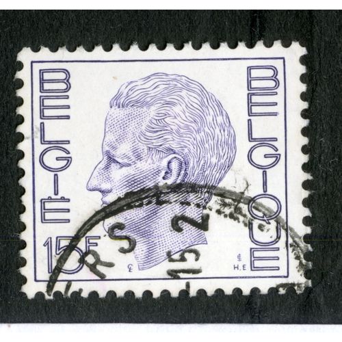 Timbre Oblitéré Belgie, Belgique, 15 F