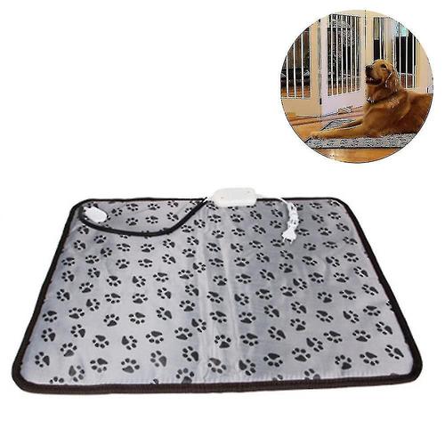 Tapis Chauffant Coussin Chauffant Pour Animaux De Compagnie Tapis Chauffant Imperméable Pour Chiens Et Chats 45x45cm Prise Américaine 45x45cm