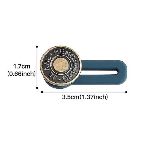 Extension De Taille À Boutons Rétractables, 5 Pièces, Pour Pantalons, Jeans Pour Hommes Et Femmes