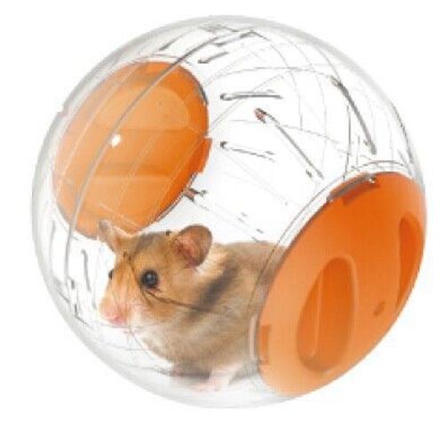 Johnhold Hamster Exercice Ball, Boule D'exercice De Hamster,(12cm,Orange),Hamster Fitness Ball, Ball De Hamster, Pour Petits Animaux, Activité Intéressante Qui Soulève L'ennu