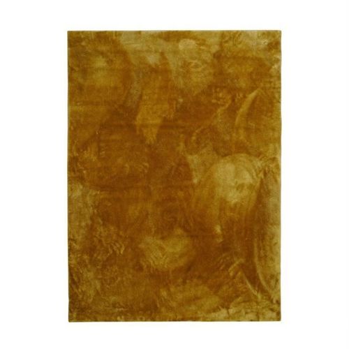 TENDREMENT - Tapis salon ou chambre uni extra doux sensation tendresse 120 x 160 cm Jaune