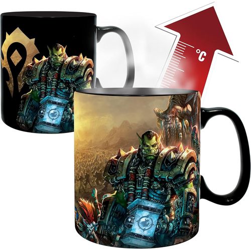 Eryi-World Of Warcraft Azeroth Mug Changeant De Chaleur
