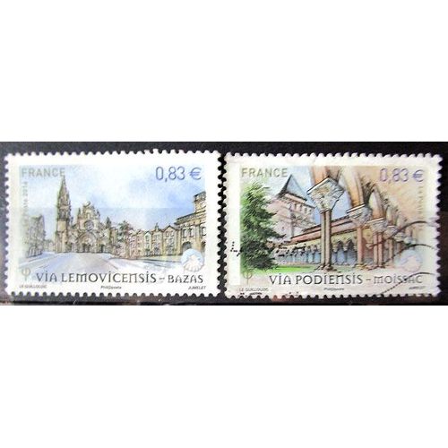 2014. F4838;F4839:Les Chemins De Saint-Jacques De Compostelle.
