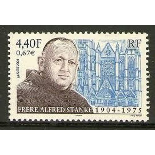 25ème Anniversaire De La Mort Du Frère Alfred Stanke Année 2000 N° 3349 Yvert Et Tellier Luxe