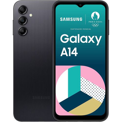Samsung Galaxy A14 4G 64 Go Noir