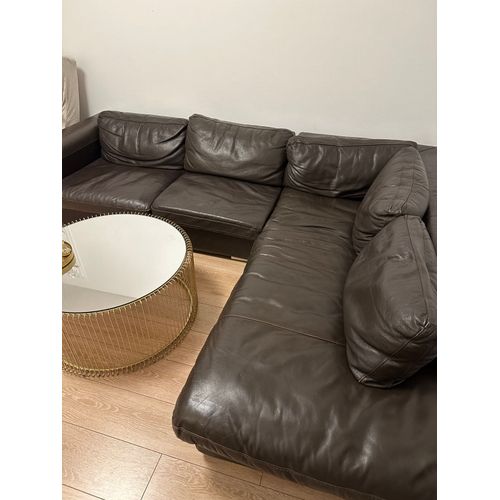 Canape D¿Angle En Cuir