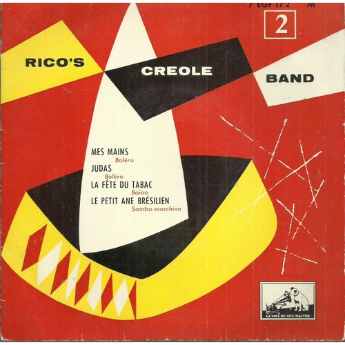 Rico's Creole Band Rico S : Mes Mains (Gilbert Bécaud) - Judas (G. Fanciulli) / La Fete Du Tabac (Pia Del Moro) - Le Petit Ane Brésilien (Guy Magenta)