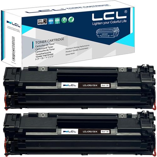 ERYI-Cartouche De Toner Compatible Crg-725 Crg 725 3484B002 3484B002Aa (2Pack Noir) Remplacement Pour Canon I-Sensys Lbp-6000 Lbp-6000B Lbp-6018 Lbp-6020 Lbp-6020B Mf-3010