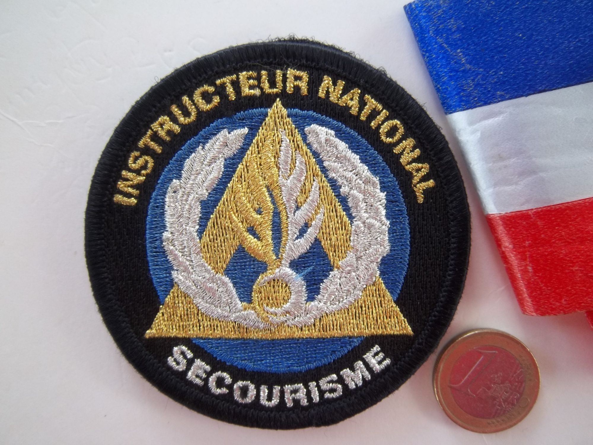 Écusson Militaire Collection Gendarmerie Instructeur Nationale Secourisme