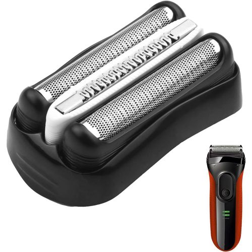 ERYI-Têtes De Rasoir De Rechange Pour Braun Série 3 32B Grille Lame De Rasoir Electrique Compatibles Avec S3 300S/301S/310S/320S/330S/340S/360S/380S/3020S/3030S/3040S/3080S