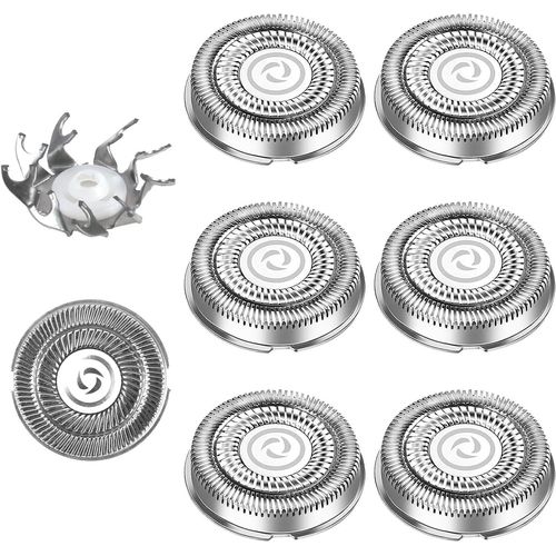 ERYI-Têtes De Rasoir De Rechange 6 Pièces, Compatibles Avec Les Séries 2000, 3000, 5000,Atxx,Ptxx,Hqxx Accessoires De Rasoir Pour Hommes, Non D'Origine,Ils Ne Conviennent Pas À La Série 1000