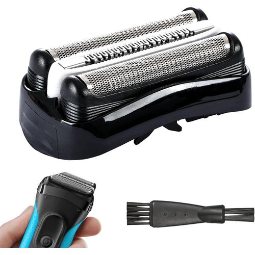 ERYI-Pièce De Rechange Series 3 32B,Tête De Rasoir De Rechange Pour Braun,Avec Brosse Double Extrémité,Compatible Pour Braun Series 3 300S,310S,3000S,3020S 3030S 3040S,3050Cc,3090Cc