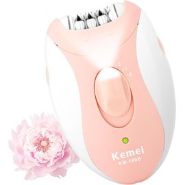 Eryi-Épilateur Électrique Femme, Épilateur Avec Tête Pivotante, Rasoir Sans Fil Rechargeable Avec 2 Vitesses 32 Pinces Couvertes, Pour Visage, Jambes, Bras, Aisselles, Bikini Pour Épilation Facile