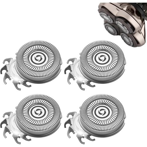 ERYI-Lames De Rechange Pour Tête De Rasoir Compatibles Avec Le Rasoir Sku*L Pitbull Gold Pro, Lame De Rechange Pour 4 Têtes (Paquet De 4)