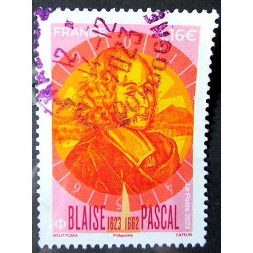 2023. F5695: 400ème Anniversaire De La Naissance De Blaise Pascal.