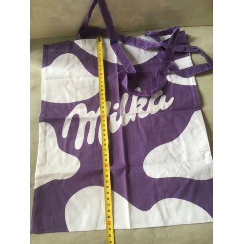 Sac en tissu style cabas milka - milka - neuf - à collectionner
