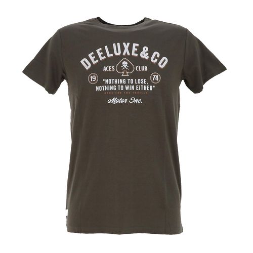 Tee Shirt Manches Courtes Deeluxe Nothing Kaki Xxl