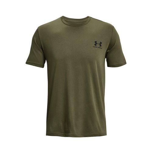 Tee Shirt Manches Courtes Under Armour Ua M Sportstyle Lc Ss Kaki Xl