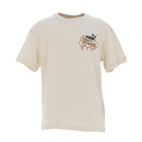 Tee Shirt Manches Courtes Puma Mid90s Graphic Tee I Beige 164 Cm