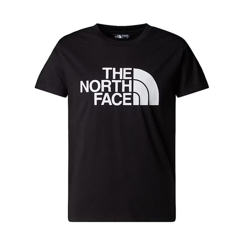 Tee Shirt Manches Courtes The North Face Teen Easy Ss Tee Noir 13-15 Ans