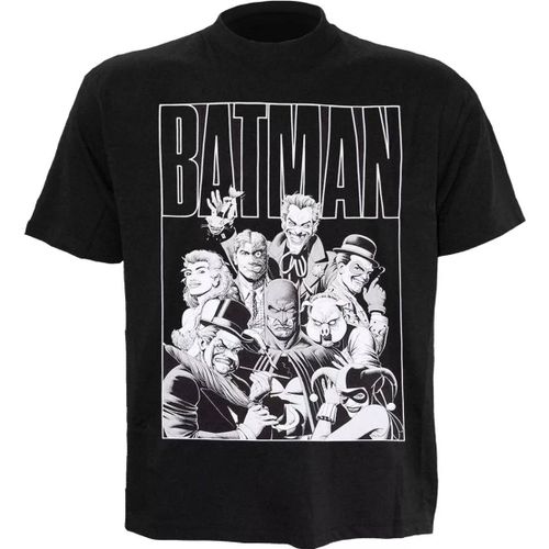 Dc Comics Batman - Rogues Gallery - T-Shirt Imprimé Devant Noir