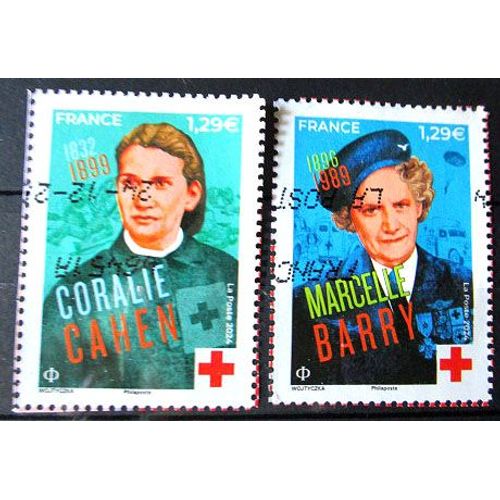 2024. F5812;F5814: 160 Ans De La Croix-Rouge Française.