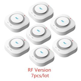 Détecteur de fumée de Protection incendie sans fil 433MHz, capteurs d'alarme pour systèmes d'alarme de sécurité domestique RF GSM-PA441-7PC