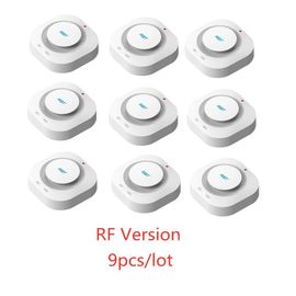 Détecteur de fumée de Protection incendie sans fil 433MHz, capteurs d'alarme pour systèmes d'alarme de sécurité domestique RF GSM-PA441-9PC